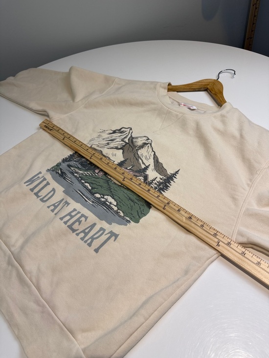 Joe Fresh X Jillian Harris Cream Graphic Sweatshirt - Picture 5 of 7